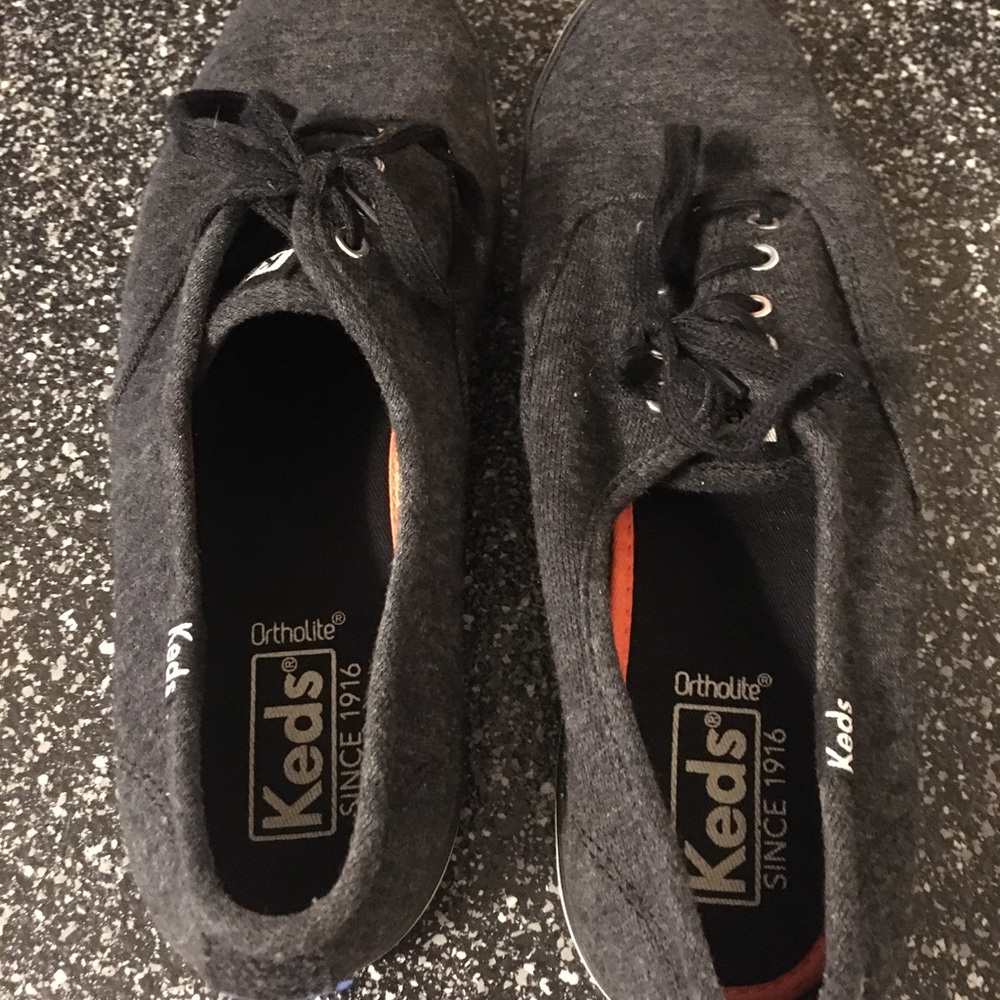 Grey keds with orthlight insoles